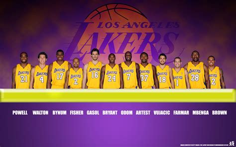 1951. 1950. Information about all players that were on the Los Angeles Lakers roster in the 2000-2001 NBA season including player position, height, weight, DOB (date of birth) and college.